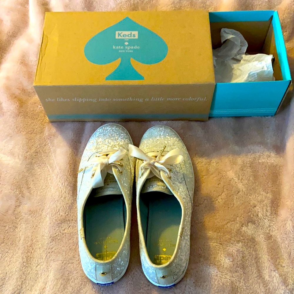 Kate Spade Glitter Keds
